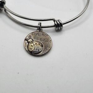 Adjustable Charm Bracelet Ladybug 8in